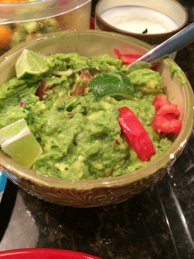 home-made guacamole